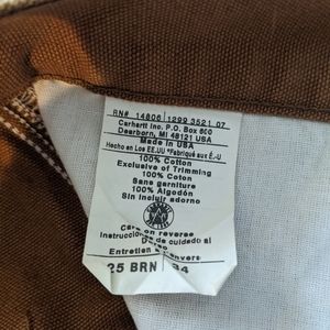 NSF: Carhartt Shorts made in USA tag.